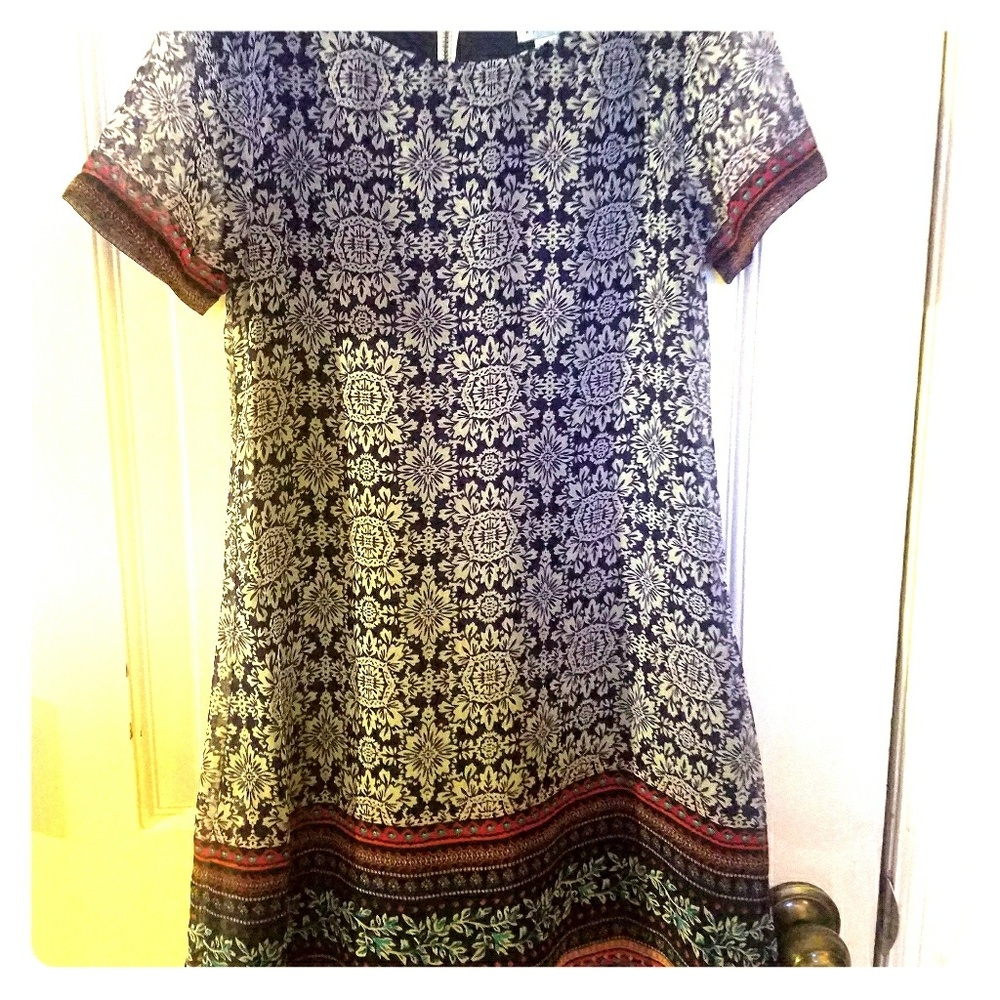 Bohemian meets modern girl's dress